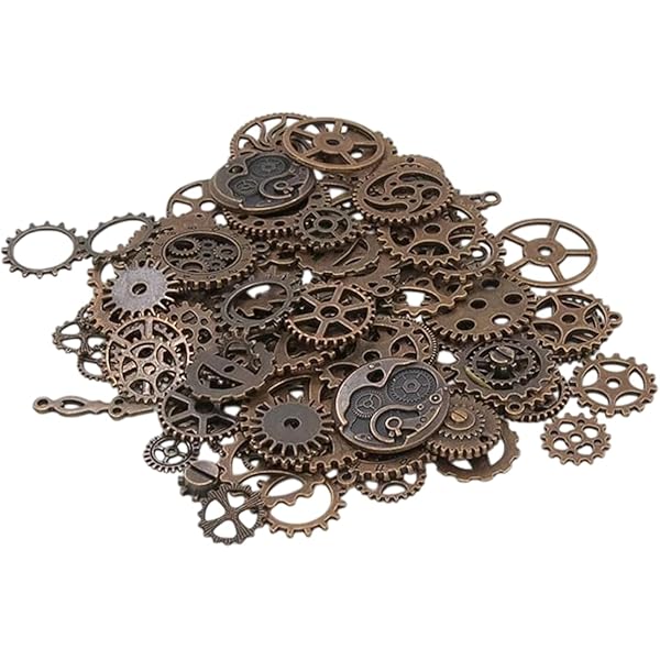 レジン材料 『スチームパンク金属パーツTSP-10 7個入』 寺井ユザワヤ