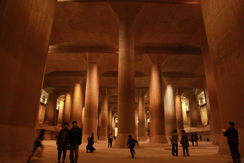 首都圏外郭放水路」を見に行った スケール感を見失う - Impress Watch