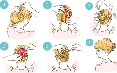 本当に簡単なヘアアレンジ速習帳。イラストで学ぶ手順とレングス別スタイルガイドホットペッパービューティーマガジン