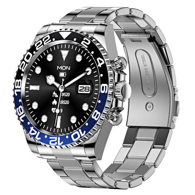 2024 新作 ロレックス スマートウォッチ メンズ コンパス GPS トラック スマートウォッチ Amoled 常時表示 温度 時計 BT 通話スマートウォッチ + ボックス : Gearbest