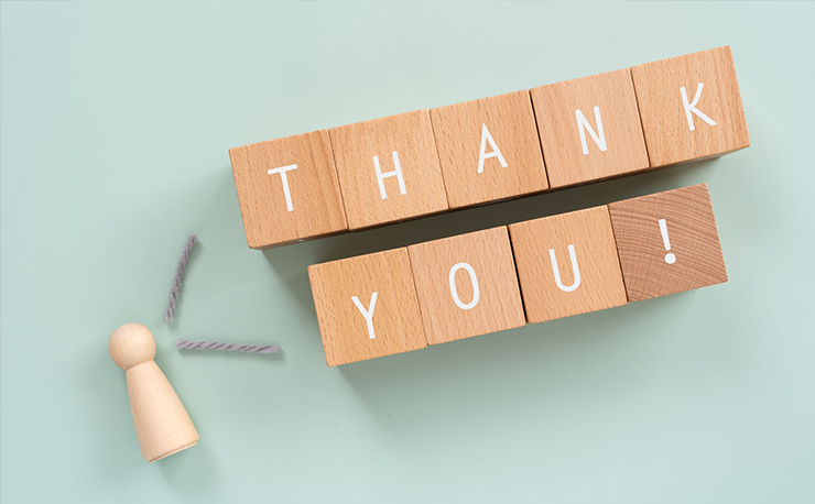 How to write a thank you card. - 幼児英会話もNESイングリッシュスクール