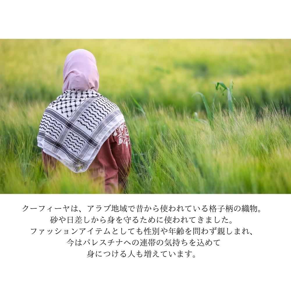 パレスチナの色とクーフィーヤ柄kitsune-hoshiのスタンダードTシャツ通販 ∞ SUZURI スズリ