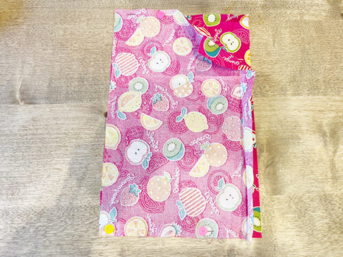 マチ付き巾着袋の作り方 裏地付きEcco fatto♪