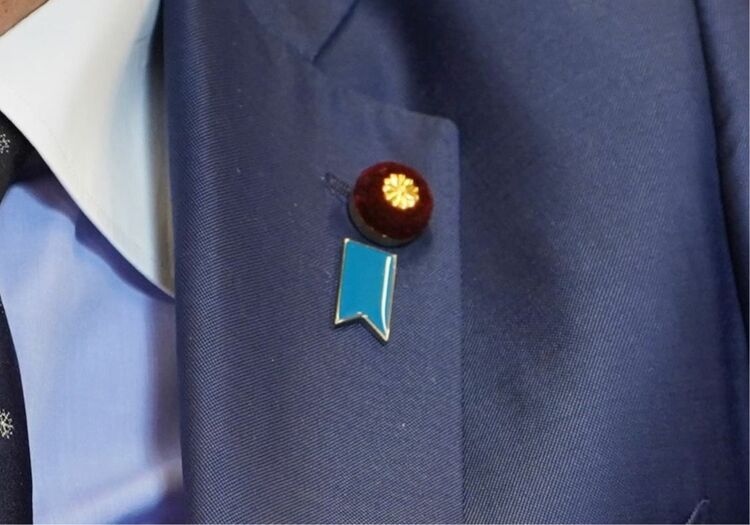 バッジもいろいろ 写真でみる永田町- 日本経済新聞