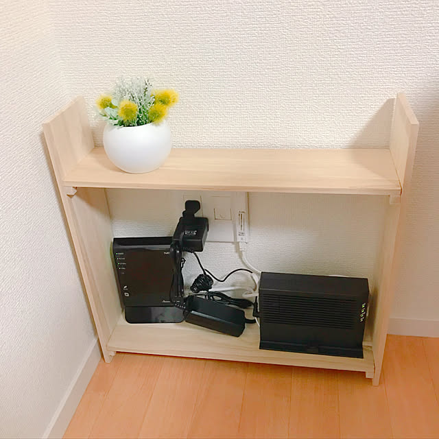 100均ダイソーで隠す収納ボックス＆浮かせる壁掛けアイデア