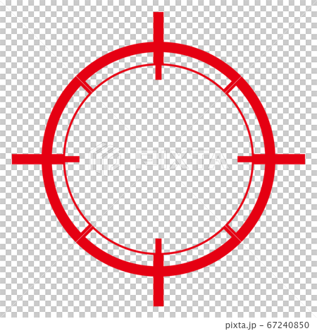 十字のターゲット マーク、レチクルが。狩猟、精度、銃器、目指して、ターゲットの概念のためのグラフィック。のイラスト素材・ベクター Image56392927