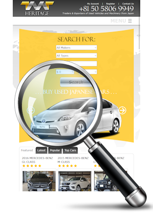 Webサイト制作実績 店舗サイト 輸入車買取・中古車販売専門店 大阪府 茨木市制作実績Web制作会社 ネオインデックス