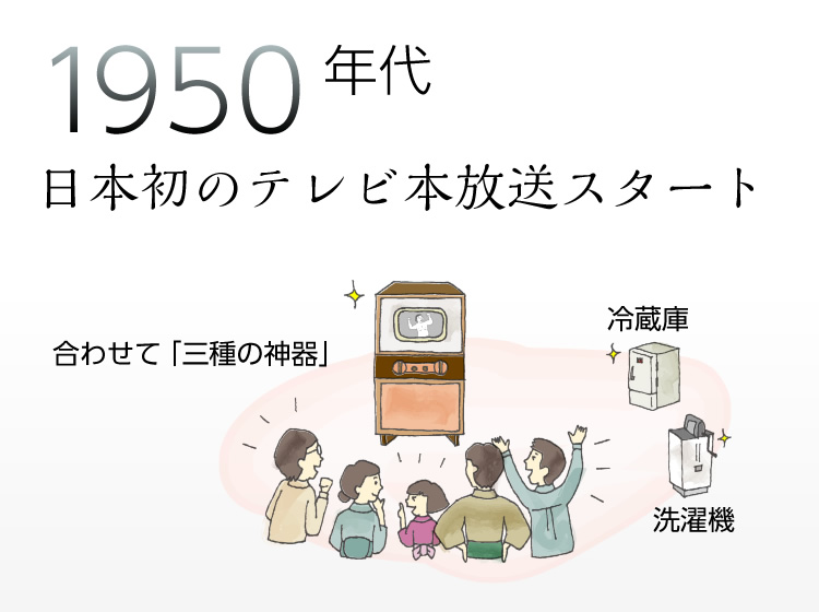 令和版 三種の神器の家電とは？昭和・平成と家電の歴史と進歩を解説家電小ネタ帳株式会社ノジマ サポートサイト