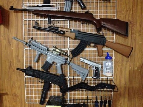 ガンラックの整理。これは遊びだ！マジでヤレッ