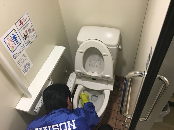 トイレ・洗面所クリーニング飲食店・食品工場向け清掃サービスサニクリーンの衛生管理サポートプログラム
