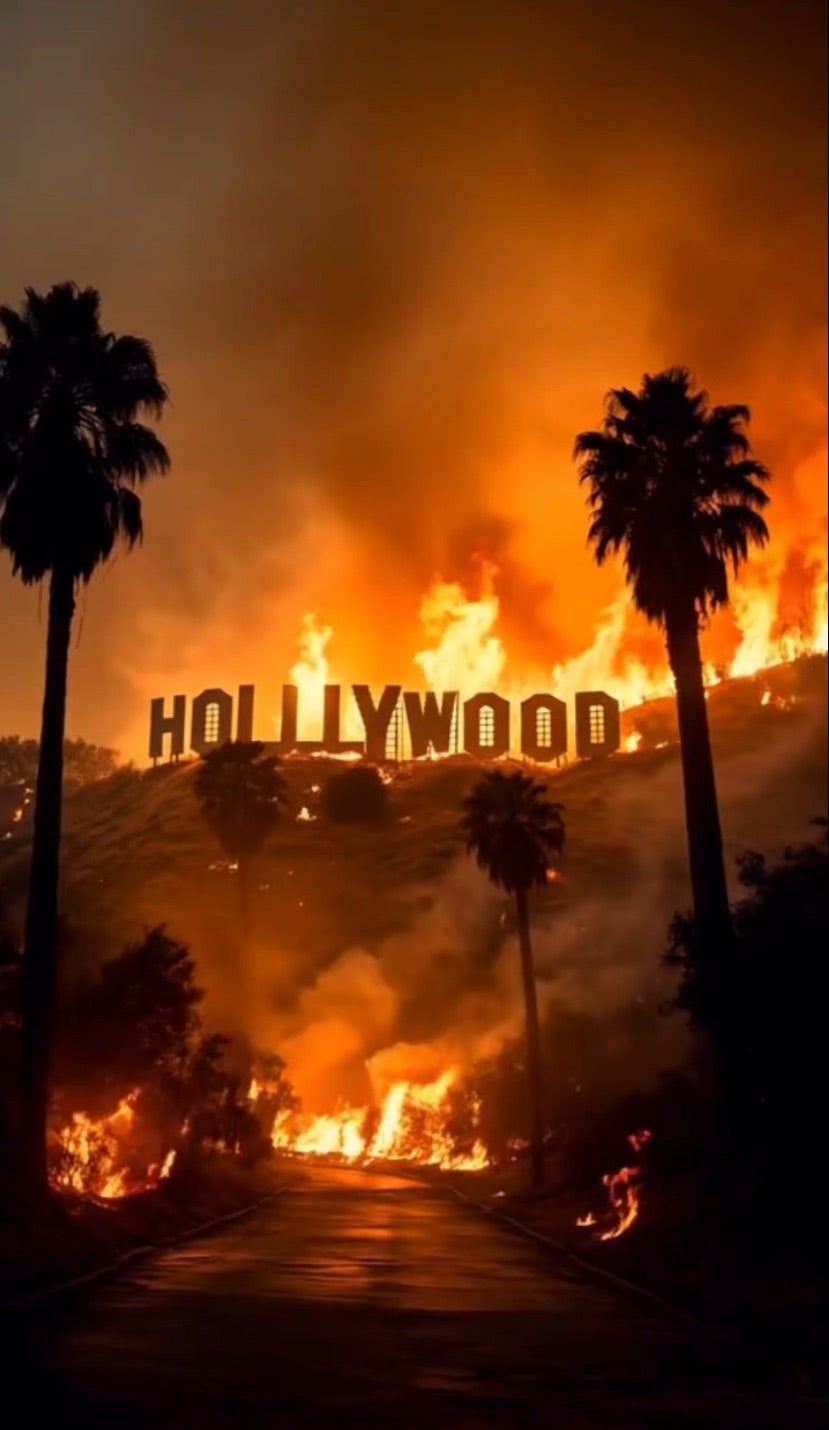 ロサンゼルスのハリウッドヒルズエリアのハリウッドサイン付近で新たな火事が発生しました。 サンセットファイアと呼ばれるこの火事は今晩始まって、すでに約10エーカーにまで広がっています。住宅地のRunyon Canyonエリアにあり、人口の多い周辺への避難を促進してい