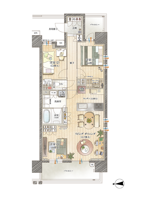 マンションの平面図とは？具体例と記号の読み方・図面の見方を解説ゼロリノベジャーナル