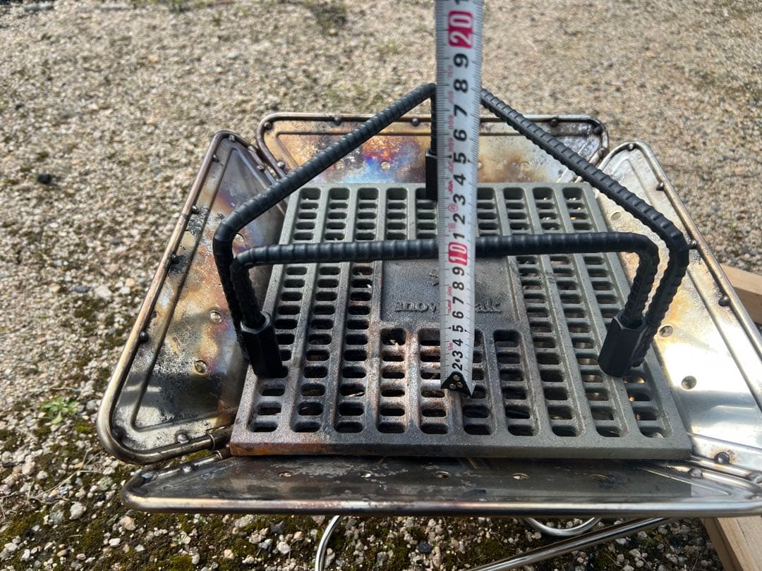 キャンプ用品自作 ファイアーディスクに使える五徳ケム ブログ