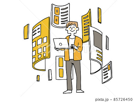 ゲームクリエイターイラスト無料イラスト・フリー素材なら「イラストAC」