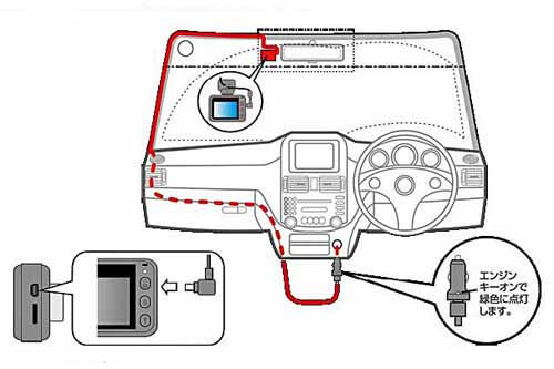 メリット ドラレコの取り付け位置に運転席側はありか？ デメリット ノッテ「ニスモのマーチ」