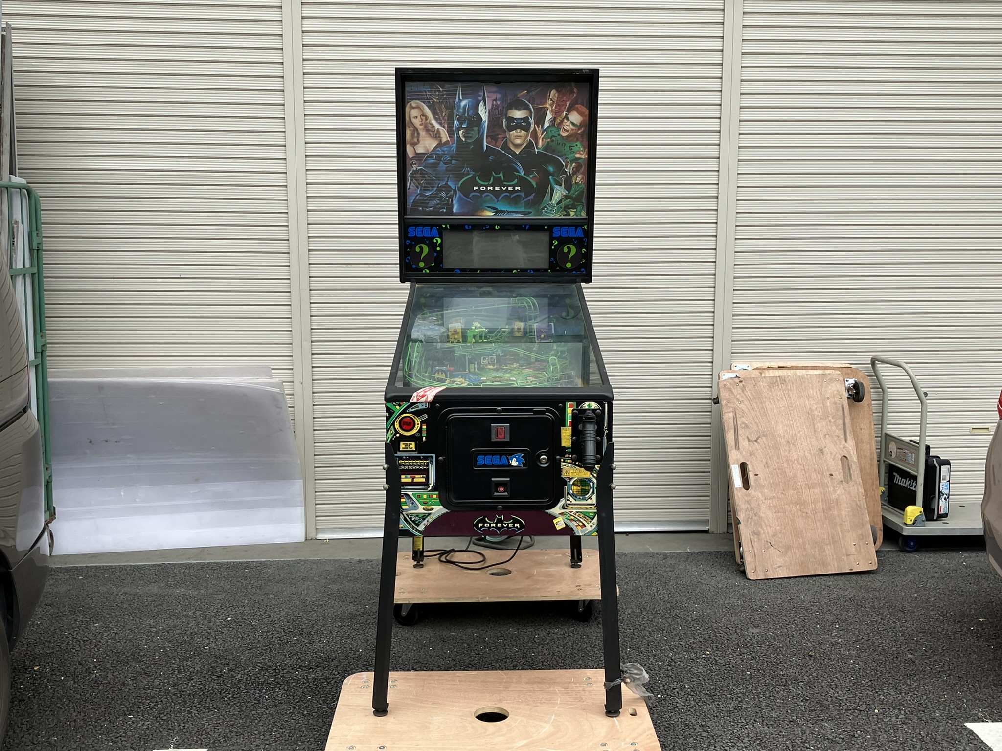 ピンボールマシンの「LINER NOTES PINBALL」