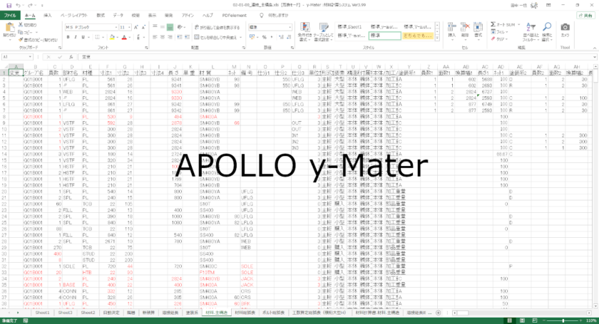 塗装系を5種類以上指定する – 有限会社 構造技術研究所
