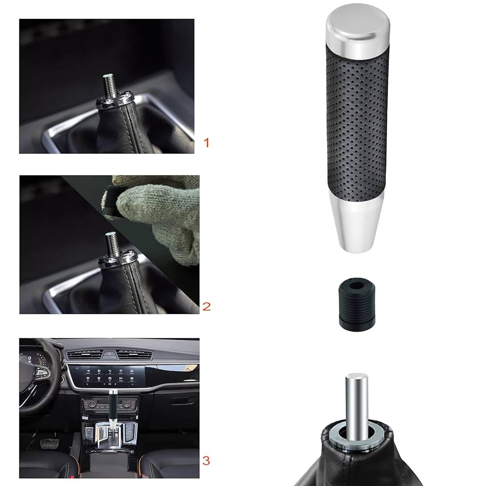 momo オートマティコAT用シフトノブ ブラックレザー - アクセサリーファッション