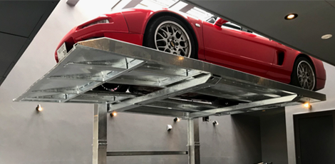 想い入れのある車を取っておきたい方におススメの二段式駐車場・ガレージリフトです。自動車整備機器・リフトのお店をやっている店長日記