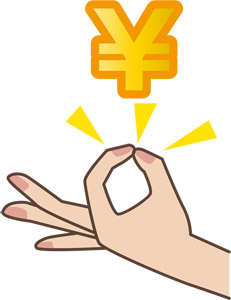 お金を持ちポーズをする人物の写真素材207580637- イメージマート