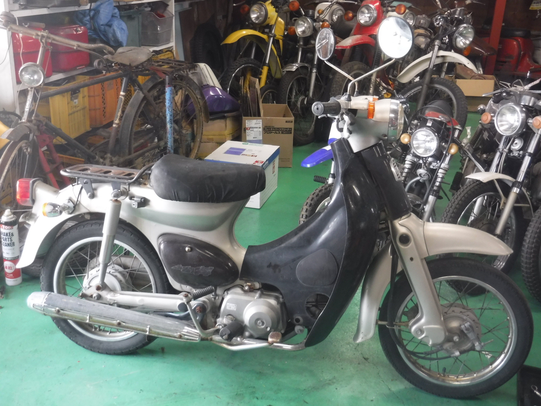 ホンダ スーパーカブ リトルカブ C50 C70 C90 マフラー マットブラック フルエキゾースト スチール カスタム パーツ デラックススタンダード : トップセンス - 通販 - Yahoo!ショッピング