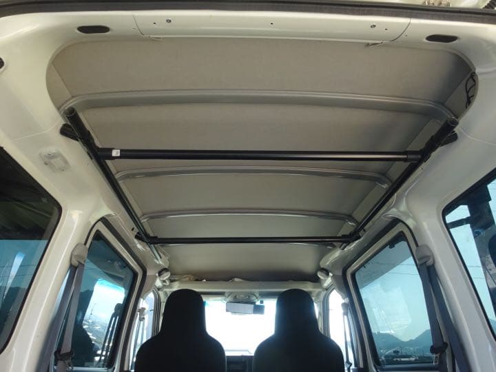 Sporacingrts アルミ製ルームベアリングロッドブラケット車用ルーフキャリアバー イレクターパイプ取り付け用 アタッチメント，可以做?内?衣杆，扶手支架Φ27.5mmNVAN ハイゼットカーゴ に適合，プラスメタルジョイントNSJー1 ブラック 3方向ョイント組立て パイプ ラ