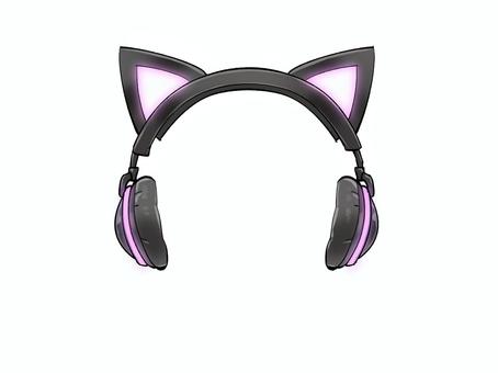 かわいい熱意のヘッドホンのイラスト素材無料ダウンロード IllustCute