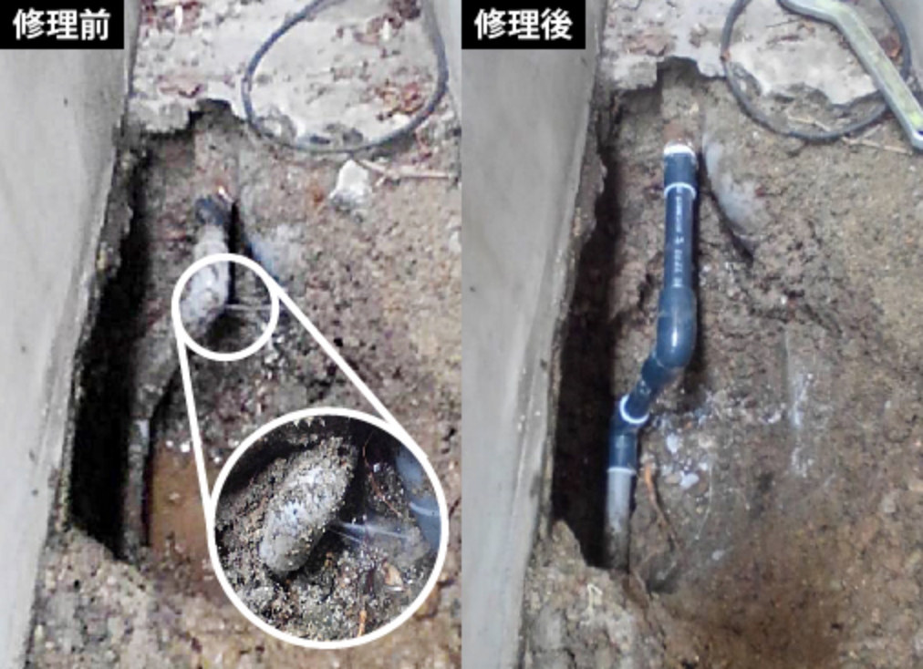 排水管から水漏れする原因と対処法クラシアン
