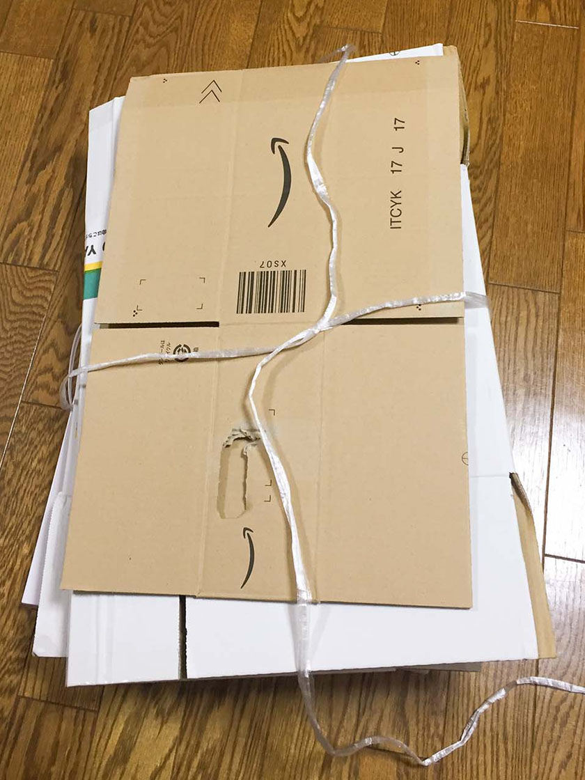 紐なしで簡単！ダンボールの便利なまとめ方を解説大阪・京都・奈良の不用品回収・粗大ごみは関西クリーンサービス