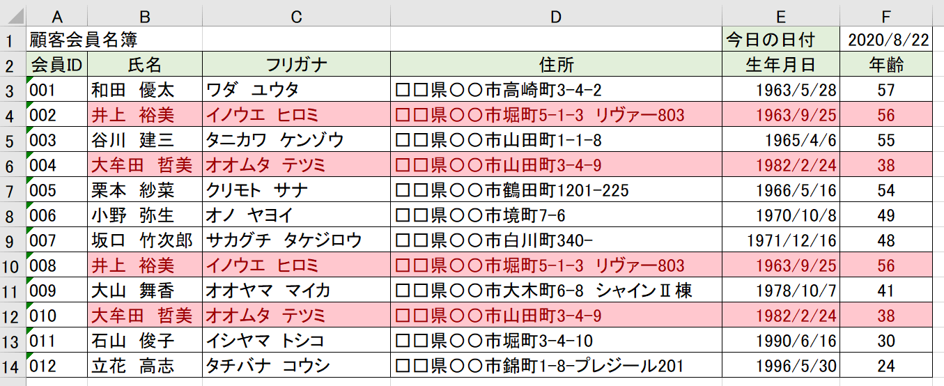 Excelで重複したデータを簡単に確認する方法 COUNTIF関数パソコン工房 NEXMAG