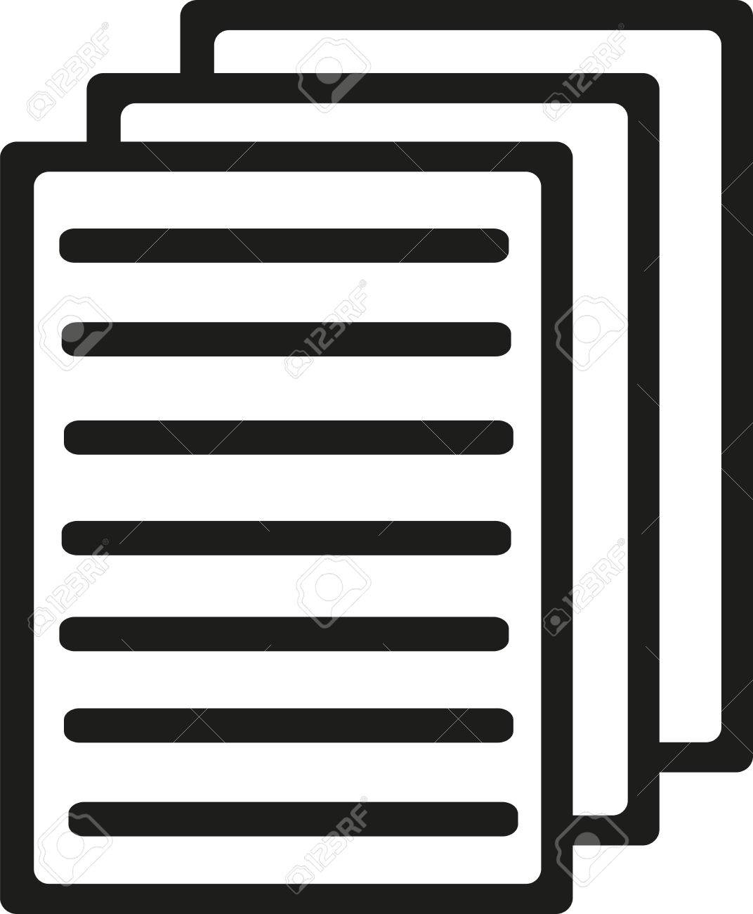 書類のアイコンアイコン素材ダウンロードサイト「icooon-mono」商用利用可能なアイコン素材が無料 フリー ダウンロードできるサイト