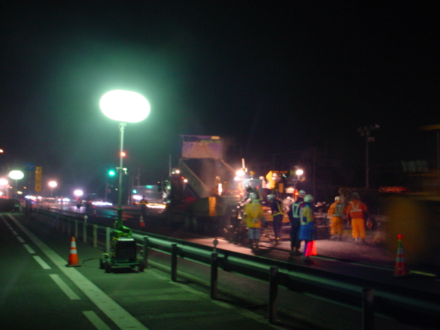 ヤンマー 発電機 投光器 バルーン ライト夜間工事 建設機械 ガソリンエンジン 夜勤 作業灯 エンジン