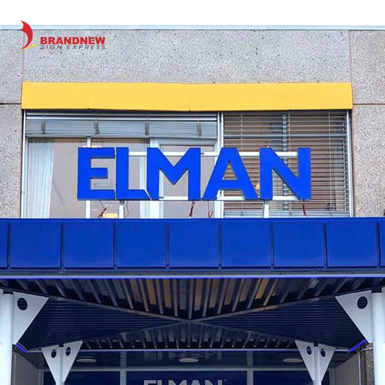 正面発光会社ロゴのオフィス 屋外 設置DELIGHTLEDサインメーカー・株式会社ゼンシン