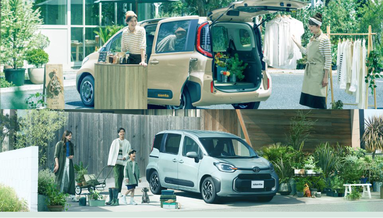 トヨタの癒し顔！ 新型「シエンタ」に初公開！ すでに「2万4000台」受注！ 3列車が人気？ 納期はどれくらい？ くるまのニュース自動車情報・ニュース - carview