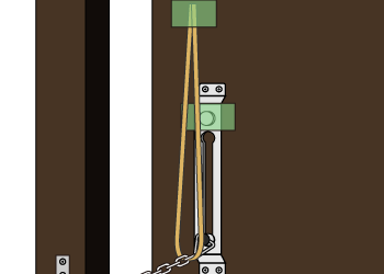 ドアチェーン 玄関チェーンロック 賃貸 後付け取り付け