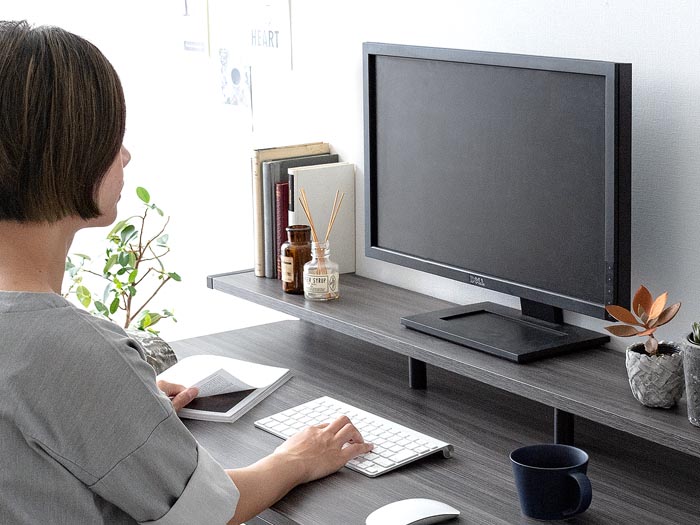 パソコンデスク 120cm 旧き メラリー L字型