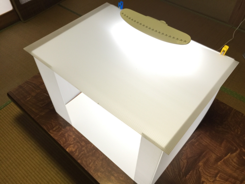 Amazon の梱包ダンボール箱で撮影ブースを作る - Open MagicVox.net