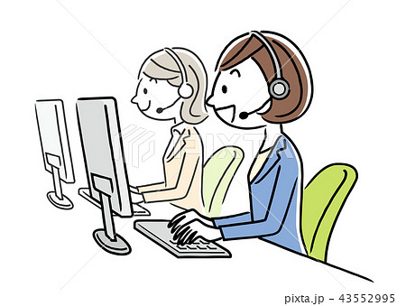 テレアポイラスト無料イラスト・フリー素材なら「イラストAC」