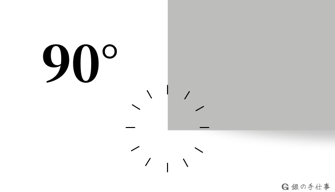 金属側面をきれいに直角にするコツ銀の手仕事