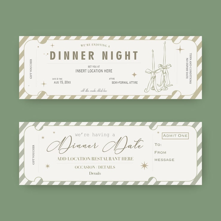 チケットの無料テンプレートAdobe Express