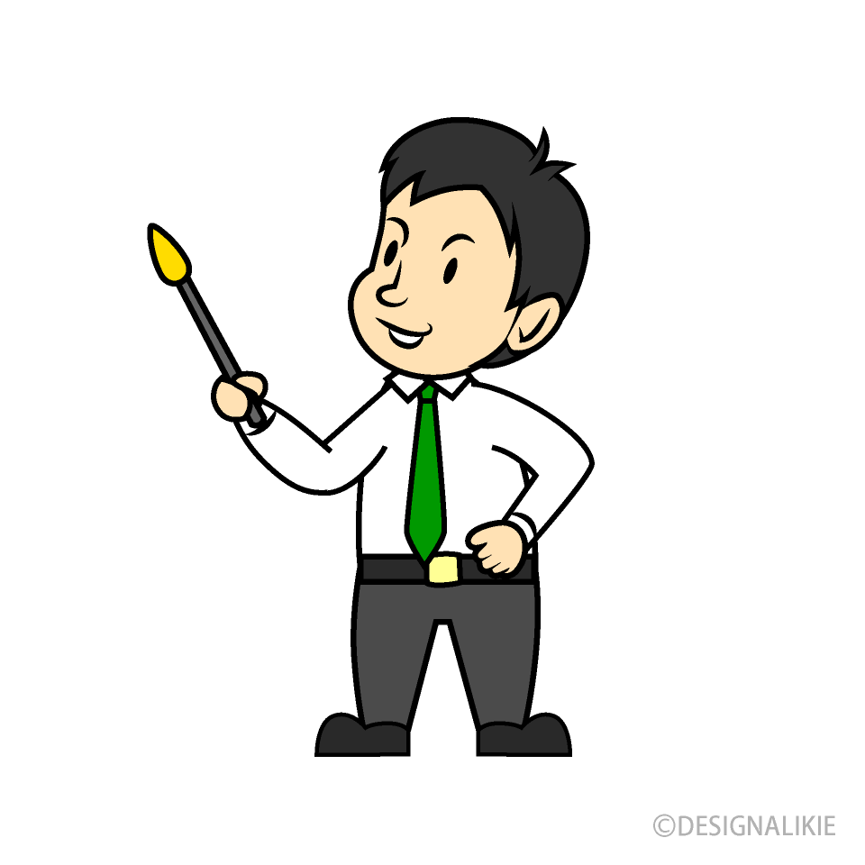 プレゼンテーション・発表をする男子高校生・男子中学生のイラスト – フリーイラスト素材集 KuKuKeKe