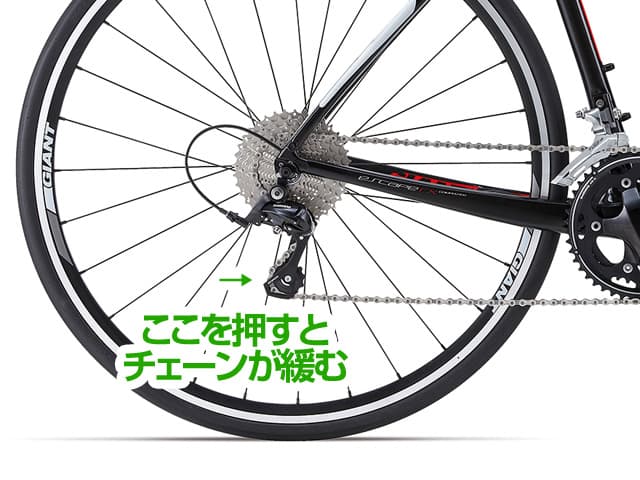 クロスバイクで走行中にチェーンがガタガタいいます どうしたらいい？ENJOY SPORTS BICYCLE