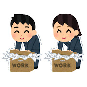 パソコン PC で仕事をする男性のイラスト無料フリー素材 - フリーランスWebデザイナーのリアル