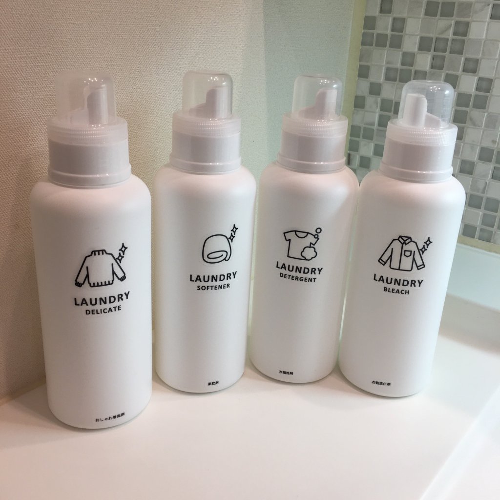 話題の洗濯洗剤♪ダイソーのラベルで「分かる」シンプルボトルに♡心地よいSimple Life♪