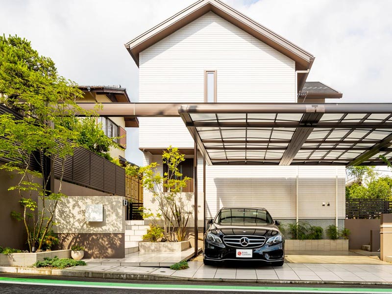 モデルハウスの外構デザインは見どころ満載！参考にしたいエクステリア施工事例集 YKK AP2023年度コンテスト入賞作品よりウチソトスタイル
