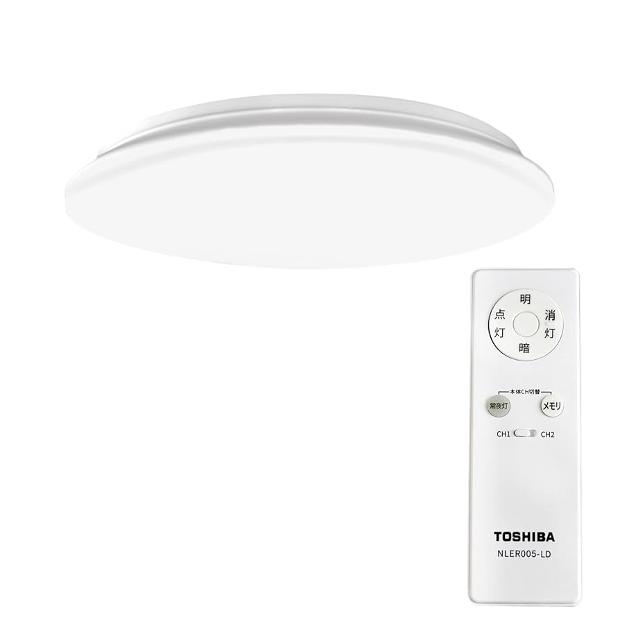 東芝 TOSHIBALEDシーリングライト 調光タイプ 8畳 日本照明工業会基準 4299lm