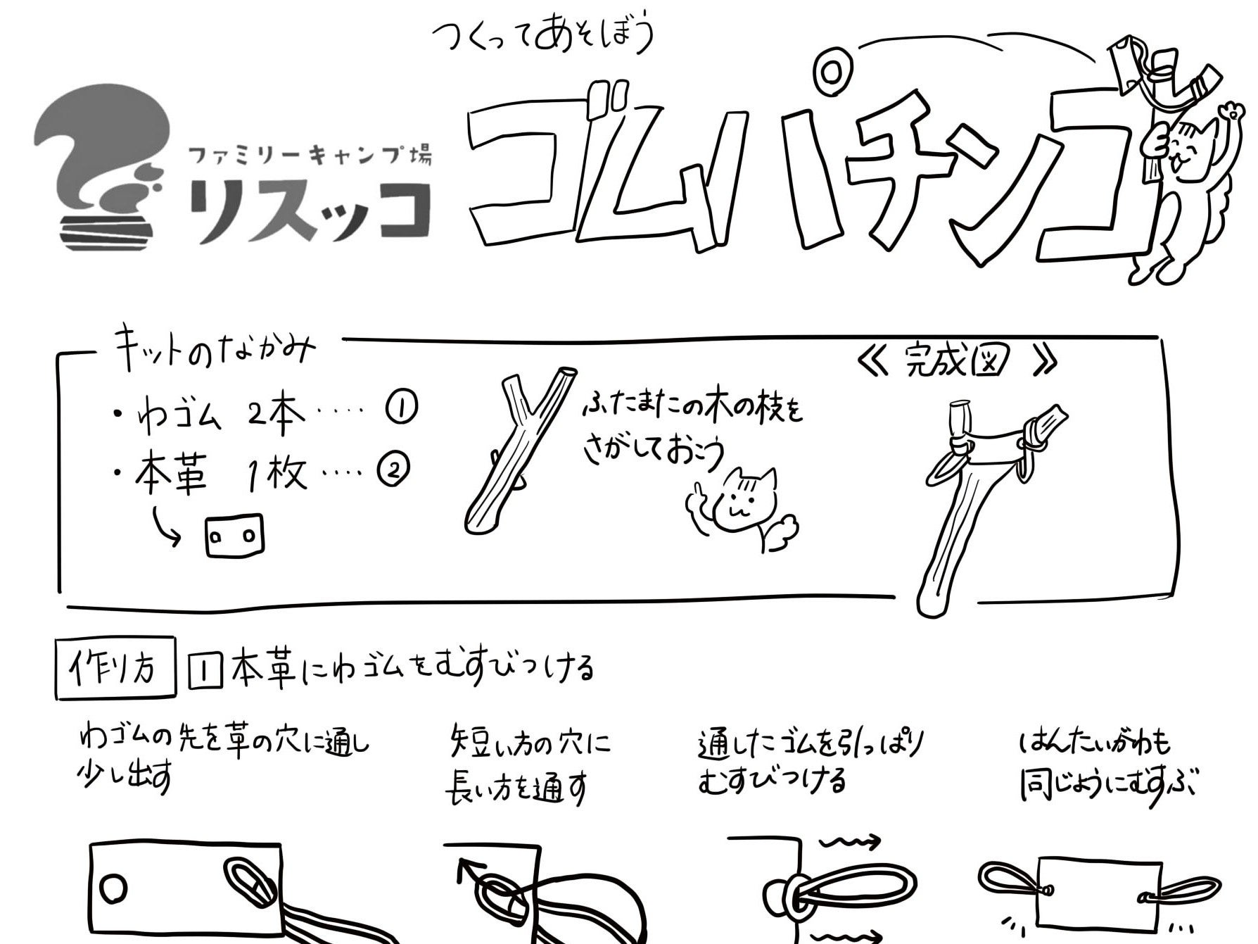 ５月１１日「巨大パチンコづくり」活動報告木こりクラブ