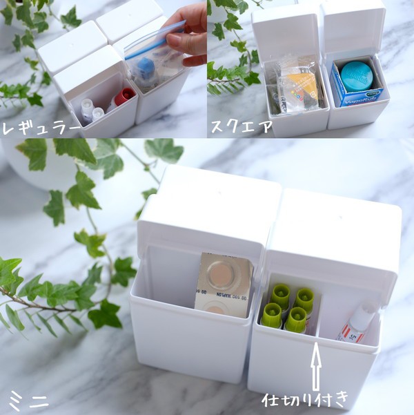 試してみた セリア 自由に仕切れるお薬ケースのリアルな口コミ・レビューLIPS