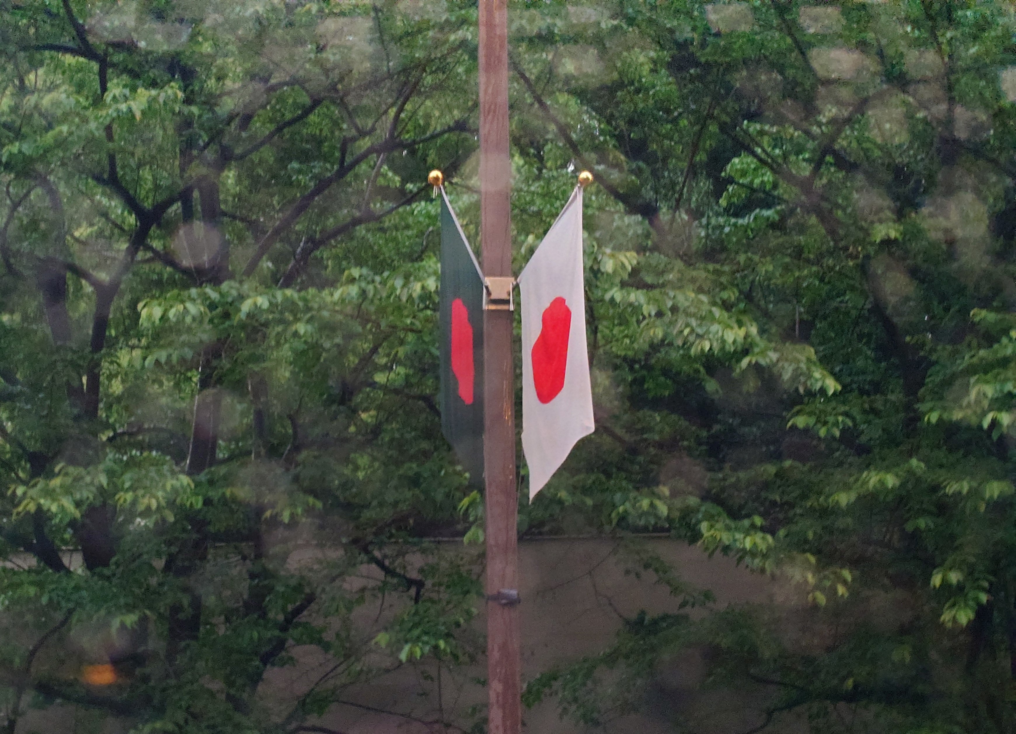 さっき気づいたんだけど、バングラデシュとパラオの国旗の丸は中心からズレてるのに、日本の丸は真ん中なんだよね。 :r JackSucksAtGeography