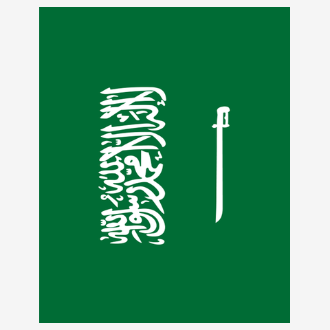 サウジアラビア国旗 大型フラッグ 150cmX90cm 4号サイズ 国旗 旗 意味 文字 由来 剣 王国 Saudi Arabia サウジ 中東イスラム ナショナルフラッグ - メルカリ